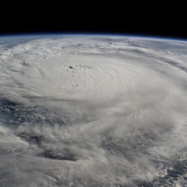 Hurricane Milton seen from International Space Station