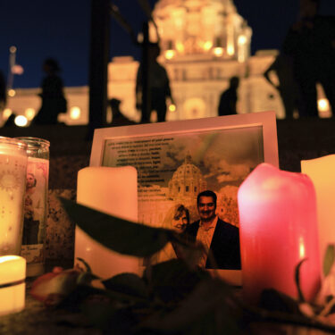 APTOPIX Minnesota Lawmakers Shot Vigil