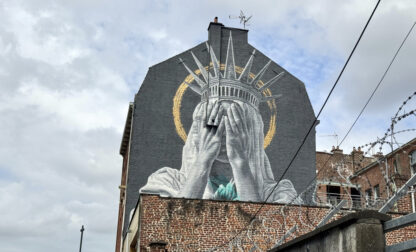 France Statue of Liberty Mural