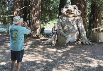 Giant Troll Sculptures