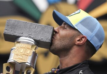 APTOPIX NASCAR Indianapolis Auto Racing