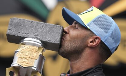 APTOPIX NASCAR Indianapolis Auto Racing