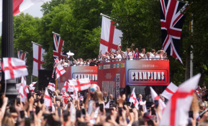 Britain England Soccer Euro 2025 Victory Parade