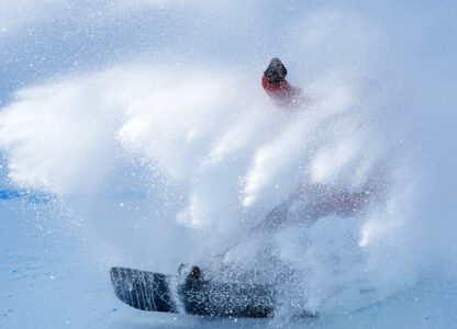 APTOPIX Beijing Olympics Snowboard Big Air