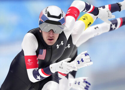 APTOPIX Beijing Olympics Speedskating