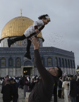 APTOPIX Israel Palestinians Eid al-Fitr