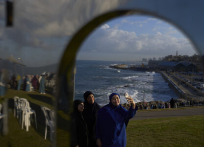 APTOPIX Israel Palestinians Eid al-Fitr