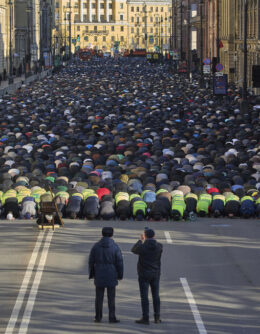 APTOPIX Russia Eid Al-Fitr