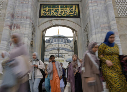 APTOPIX Turkey Eid al-Fitr