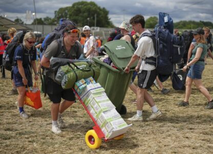 Britain Glastonbury Music Festival Day 1