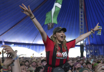 Britain Glastonbury Music Festival Day 3