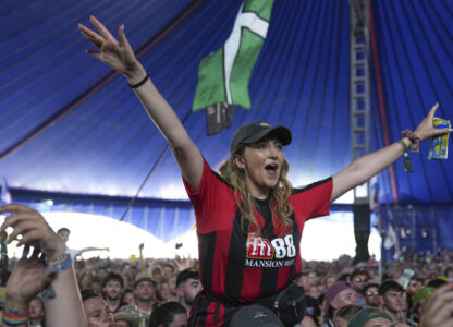 Britain Glastonbury Music Festival Day 3