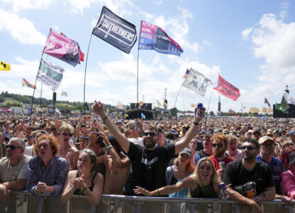 Britain Glastonbury Music Festival Day 3