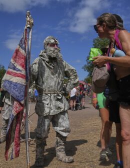 Britain Glastonbury Music Festival Day 4