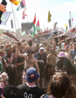 Britain Glastonbury Music Festival Day 4